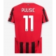 AC Milan Christian Pulisic #11 Kotipaita 2024-25 Lyhythihainen