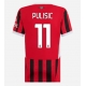 AC Milan Christian Pulisic #11 Kotipaita Naisten 2024-25 Lyhythihainen
