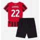 AC Milan Emerson Royal #22 Kotipaita Lapsille 2024-25 Lyhythihainen (+ Lyhyet housut)