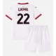 AC Milan Emerson Royal #22 Vieraspaita Lapsille 2024-25 Lyhythihainen (+ Lyhyet housut)