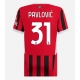 AC Milan Strahinja Pavlovic #31 Kotipaita Naisten 2024-25 Lyhythihainen