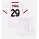 AC Milan Youssouf Fofana #29 Vieraspaita Lapsille 2024-25 Lyhythihainen (+ Lyhyet housut)
