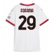 AC Milan Youssouf Fofana #29 Vieraspaita Naisten 2024-25 Lyhythihainen