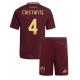AS Roma Bryan Cristante #4 Kotipaita Lapsille 2024-25 Lyhythihainen (+ Lyhyet housut)
