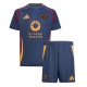 AS Roma Enzo Le Fee #28 Kolmaspaita Lapsille 2024-25 Lyhythihainen (+ Lyhyet housut)
