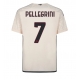 AS Roma Lorenzo Pellegrini #7 Vieraspaita 2023-24 Lyhythihainen