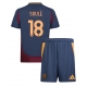 AS Roma Matias Soule #18 Kolmaspaita Lapsille 2024-25 Lyhythihainen (+ Lyhyet housut)
