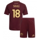 AS Roma Matias Soule #18 Kotipaita Lapsille 2024-25 Lyhythihainen (+ Lyhyet housut)