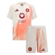 AS Roma Matias Soule #18 Vieraspaita Lapsille 2024-25 Lyhythihainen (+ Lyhyet housut)