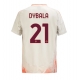 AS Roma Paulo Dybala #21 Vieraspaita 2024-25 Lyhythihainen