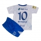 Al-Hilal Neymar Jr #10 Vieraspaita Lapsille 2024-25 Lyhythihainen (+ Lyhyet housut)