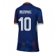 Alankomaat Memphis Depay #10 Vieraspaita Naisten EM-Kisat 2024 Lyhythihainen
