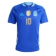 Argentiina Lionel Messi #10 Vieraspaita Copa America 2024 Lyhythihainen