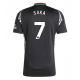 Arsenal Bukayo Saka #7 Vieraspaita 2024-25 Lyhythihainen