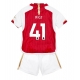 Arsenal Declan Rice #41 Kotipaita Lapsille 2023-24 Lyhythihainen (+ Lyhyet housut)