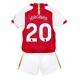 Arsenal Jorginho Frello #20 Kotipaita Lapsille 2023-24 Lyhythihainen (+ Lyhyet housut)