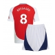 Arsenal Martin Odegaard #8 Kotipaita Lapsille 2024-25 Lyhythihainen (+ Lyhyet housut)