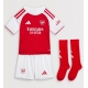 Arsenal Martin Odegaard #8 Kotipaita Lapsille 2025-26 Lyhythihainen (+ Lyhyet housut)