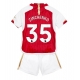 Arsenal Oleksandr Zinchenko #35 Kotipaita Lapsille 2023-24 Lyhythihainen (+ Lyhyet housut)