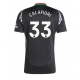 Arsenal Riccardo Calafiori #33 Vieraspaita 2024-25 Lyhythihainen