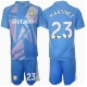 Aston Villa Emiliano Martinez #23 Maalivahti Kolmaspaita Lapsille 2024-25 Lyhythihainen (+ Lyhyet housut)