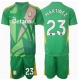 Aston Villa Emiliano Martinez #23 Maalivahti Kotipaita Lapsille 2024-25 Lyhythihainen (+ Lyhyet housut)