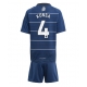Aston Villa Ezri Konsa #4 Kolmaspaita Lapsille 2024-25 Lyhythihainen (+ Lyhyet housut)
