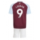 Aston Villa Jhon Duran #9 Kotipaita Lapsille 2024-25 Lyhythihainen (+ Lyhyet housut)