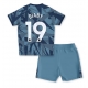 Aston Villa Moussa Diaby #19 Kolmaspaita Lapsille 2023-24 Lyhythihainen (+ Lyhyet housut)