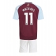 Aston Villa Ollie Watkins #11 Kotipaita Lapsille 2024-25 Lyhythihainen (+ Lyhyet housut)