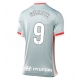 Atletico Madrid Alexander Sorloth #9 Vieraspaita Naisten 2024-25 Lyhythihainen
