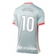 Atletico Madrid Angel Correa #10 Vieraspaita Naisten 2024-25 Lyhythihainen