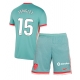 Atletico Madrid Clement Lenglet #15 Vieraspaita Lapsille 2024-25 Lyhythihainen (+ Lyhyet housut)