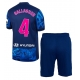 Atletico Madrid Conor Gallagher #4 Kolmaspaita Lapsille 2024-25 Lyhythihainen (+ Lyhyet housut)