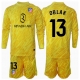Atletico Madrid Jan Oblak #13 Maalivahti Kolmaspaita Lapsille 2024-25 Pitkähihainen (+ Lyhyet housut)