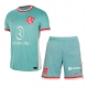Atletico Madrid Koke #6 Vieraspaita Lapsille 2024-25 Lyhythihainen (+ Lyhyet housut)