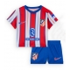 Atletico Madrid Kotipaita Lapsille 2024-25 Lyhythihainen (+ Lyhyet housut)