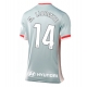 Atletico Madrid Marcos Llorente #14 Vieraspaita Naisten 2024-25 Lyhythihainen