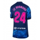 Atletico Madrid Robin Le Normand #24 Kolmaspaita Naisten 2024-25 Lyhythihainen