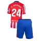Atletico Madrid Robin Le Normand #24 Kotipaita Lapsille 2024-25 Lyhythihainen (+ Lyhyet housut)