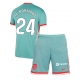 Atletico Madrid Robin Le Normand #24 Vieraspaita Lapsille 2024-25 Lyhythihainen (+ Lyhyet housut)