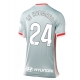 Atletico Madrid Robin Le Normand #24 Vieraspaita Naisten 2024-25 Lyhythihainen