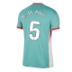 Atletico Madrid Rodrigo De Paul #5 Vieraspaita 2024-25 Lyhythihainen