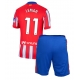 Atletico Madrid Thomas Lemar #11 Kotipaita Lapsille 2024-25 Lyhythihainen (+ Lyhyet housut)