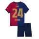 Barcelona Eric Garcia #24 Kotipaita Lapsille 2024-25 Lyhythihainen (+ Lyhyet housut)