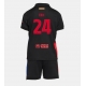 Barcelona Eric Garcia #24 Vieraspaita Lapsille 2024-25 Lyhythihainen (+ Lyhyet housut)