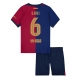 Barcelona Paez Gavi #6 Kotipaita Lapsille 2024-25 Lyhythihainen (+ Lyhyet housut)