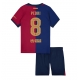Barcelona Pedri Gonzalez #8 Kotipaita Lapsille 2024-25 Lyhythihainen (+ Lyhyet housut)