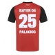 Bayer Leverkusen Exequiel Palacios #25 Kotipaita 2024-25 Lyhythihainen