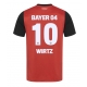 Bayer Leverkusen Florian Wirtz #10 Kotipaita 2024-25 Lyhythihainen